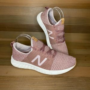 New Balance Pink/White Running Shoes - Womans 11